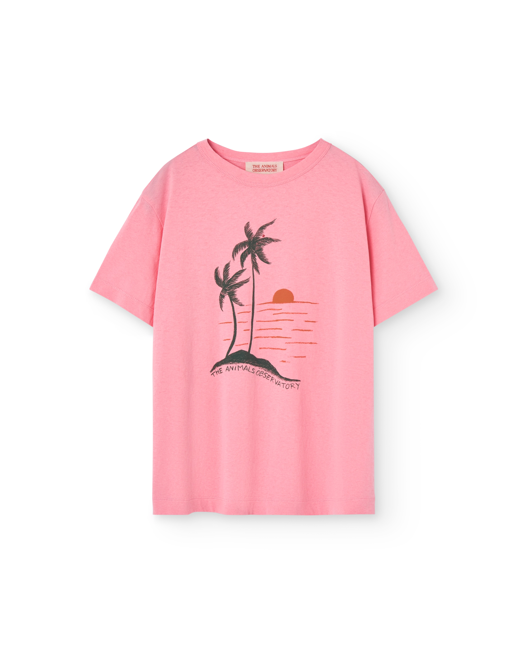 Pink Sunset Big Rooster T-Shirt