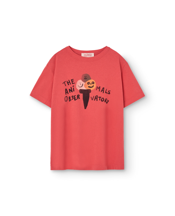 Red Icecream Big Rooster T-Shirt PRODUCT FRONT
