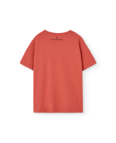 Red Fluffy Big Rooster T-Shirt PRODUCT BACK