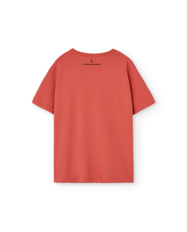 Red Fluffy Big Rooster T-Shirt PRODUCT BACK