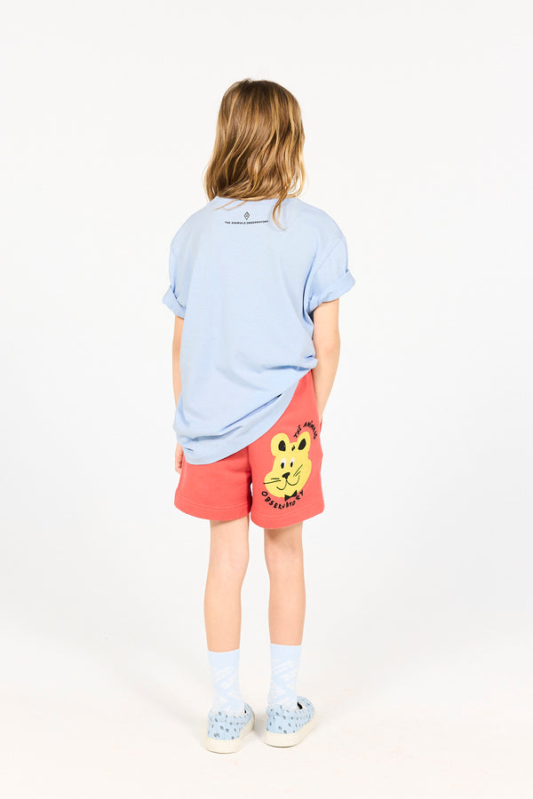 Soft Blue Yacht Big Rooster T-Shirt MODEL BACK