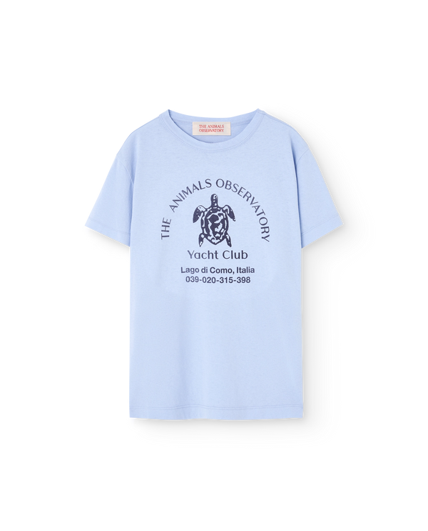 Soft Blue Yacht Big Rooster T-Shirt PRODUCT FRONT
