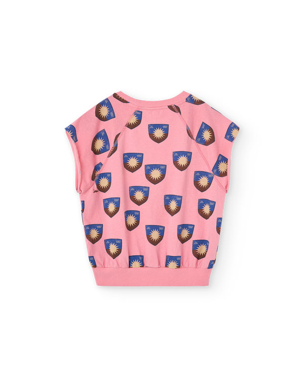 Pink Shield Squab T-Shirt PRODUCT BACK