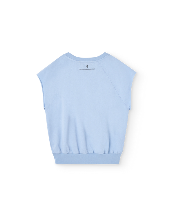 Soft Blue Rooster T-Shirt PRODUCT BACK