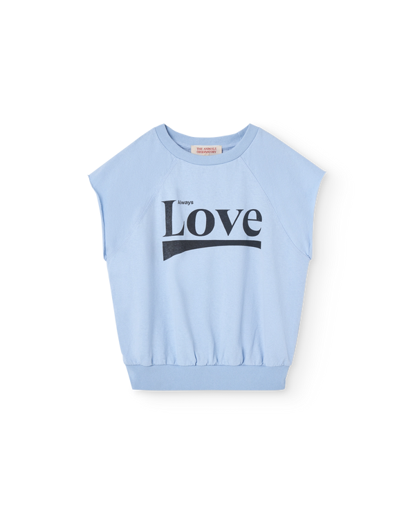 Soft Blue Rooster T-Shirt PRODUCT FRONT