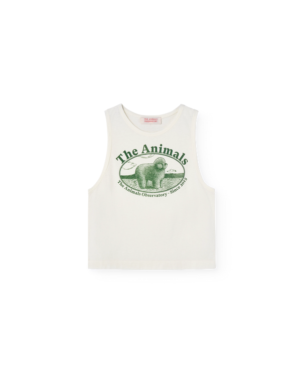 White Poodle Frog T-Shirt PRODUCT FRONT