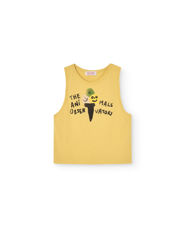 Yellow Icecream Frog T-Shirt PRODUCT FRONT