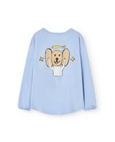 Soft Blue Anteater T-shirt PRODUCT BACK