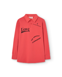 Red Love Eel Polo Shirt COVER
