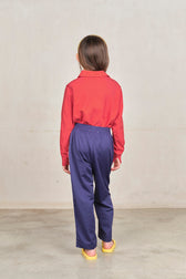 Red Love Eel Polo Shirt MODEL BACK