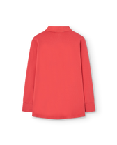 Red Love Eel Polo Shirt PRODUCT BACK