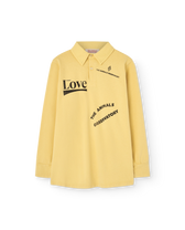Yellow Love Eel Polo Shirt PRODUCT FRONT