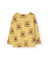 Yellow Cricket Long Sleeve T-Shirt PRODUCT BACK