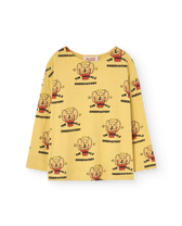 Yellow Cricket Long Sleeve T-Shirt PRODUCT FRONT