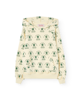 White Cool Beaver Hoodie PRODUCT FRONT