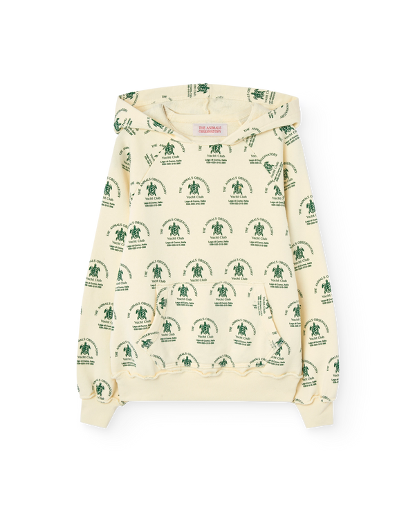 White Cool Beaver Hoodie PRODUCT FRONT