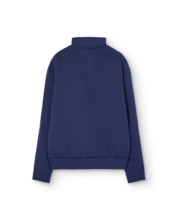 Deep Blue Zebra Track Jacket PRODUCT BACK
