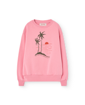 Pink Sunset Bear Sweatshirt PRODUCT FRONT