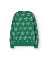 Green Cool Bear Sweatshirt PRODUCT BACK