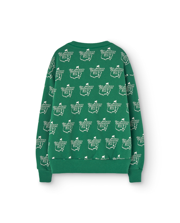 Green Cool Bear Sweatshirt PRODUCT BACK