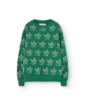 Green Cool Bear Sweatshirt PRODUCT FRONT