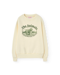 White Poodle Bear Sweatshirt