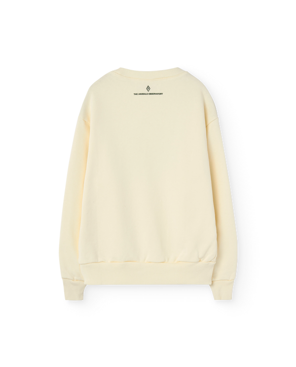 White Poodle Bear Sweatshirt PRODUCT BACK
