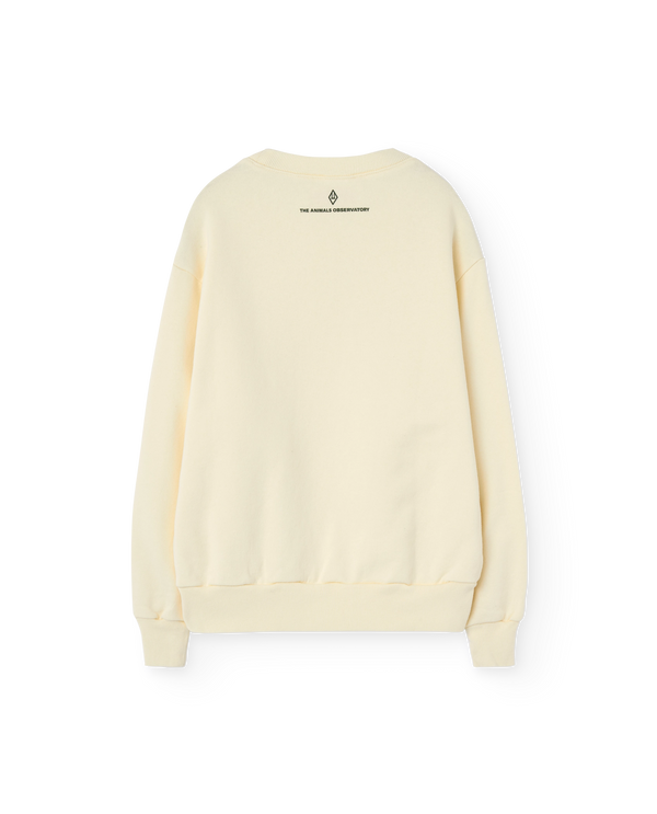 White Sunset Bear Sweatshirt PRODUCT BACK