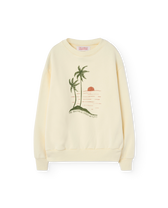 White Sunset Bear Sweatshirt PRODUCT FRONT