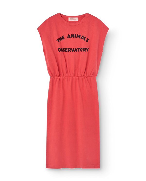 Red Orca Midi Dress PRODUCT FRONT