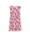 Pink Shield Jersey Marten Midi Dress