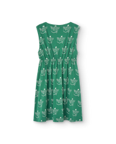 Green Cool Jersey Marten Midi Dress PRODUCT BACK