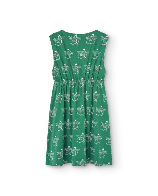 Green Cool Jersey Marten Midi Dress PRODUCT BACK