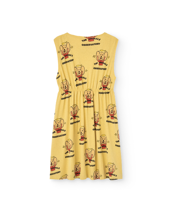 Yellow Jersey Marten Midi Dress PRODUCT BACK