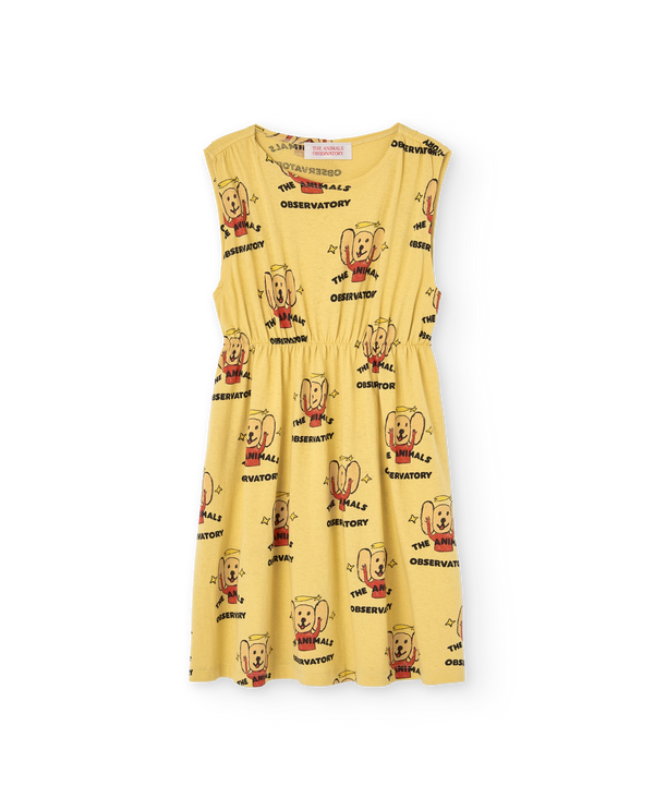 Yellow Jersey Marten Midi Dress PRODUCT FRONT