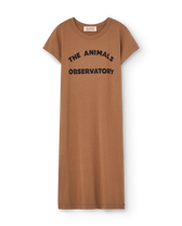 Brown Gorilla Maxi Dress PRODUCT FRONT