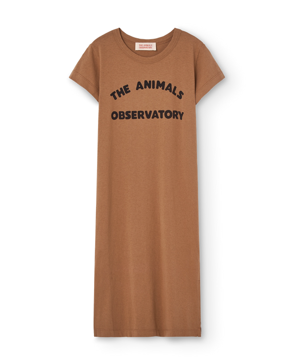 Brown Gorilla Maxi Dress PRODUCT FRONT