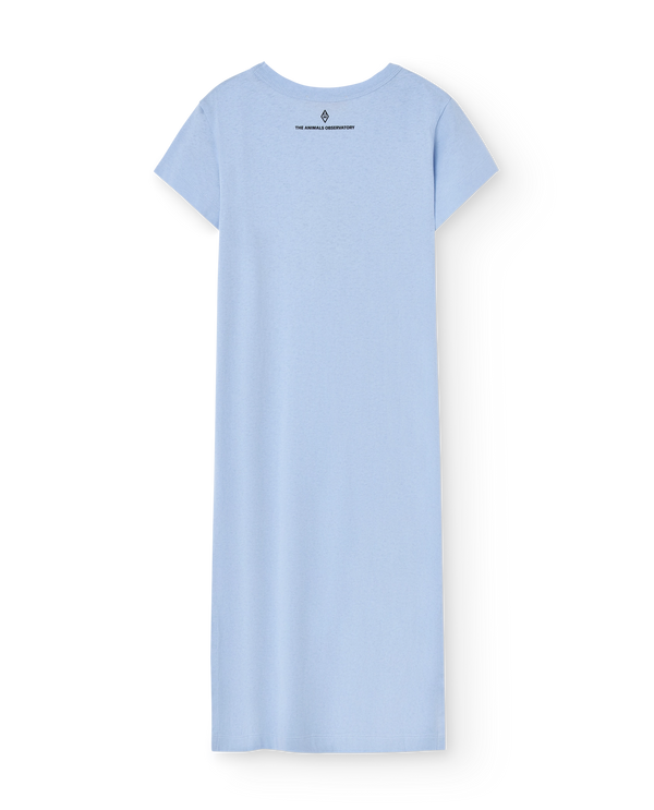 Soft Blue Icecream Gorilla Maxi Dress PRODUCT BACK