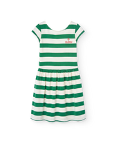 White Sailor Flamingo Midi Dress PRODUCT FRONT
