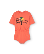 Salmon Icecream Koala Bodysuit PRODUCT FRONT