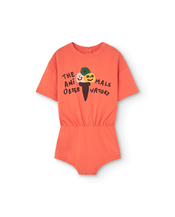 Salmon Icecream Koala Bodysuit PRODUCT FRONT