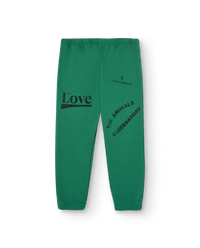 Green Love Dromedary Sweatpants COVER
