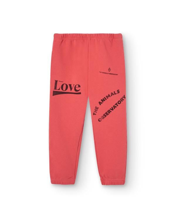 Red Love Dromedary Sweatpants PRODUCT FRONT