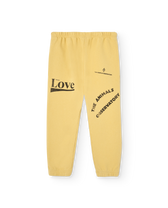 Yellow Love Dromedary Sweatpants PRODUCT FRONT