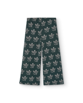 Deep Green Cool Platypus Sweatpants PRODUCT BACK