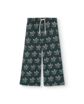 Deep Green Cool Platypus Sweatpants PRODUCT FRONT