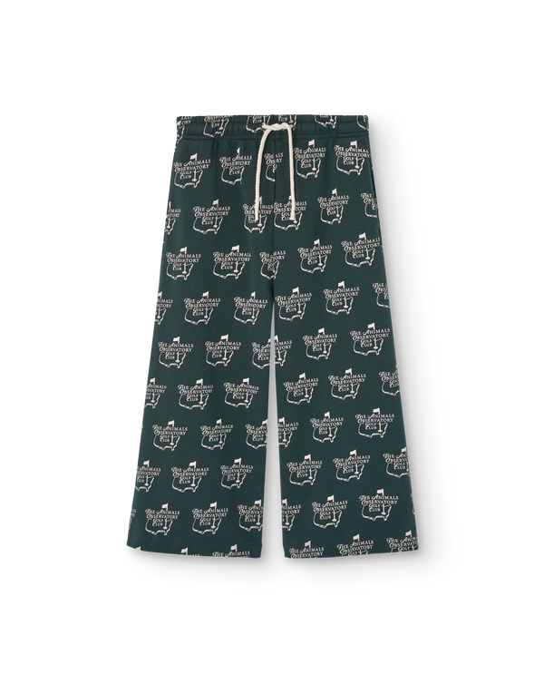 Deep Green Cool Platypus Sweatpants PRODUCT FRONT
