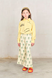 White Cool Platypus Sweatpants MODEL FRONT
