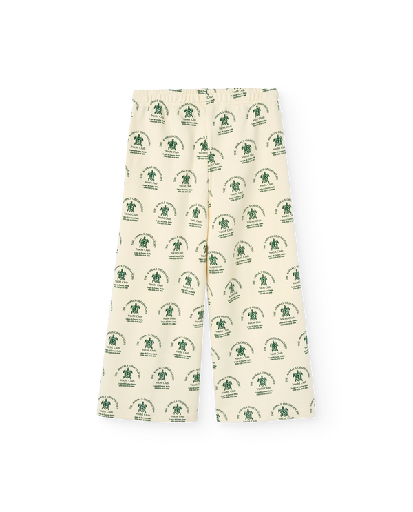White Cool Platypus Sweatpants PRODUCT BACK