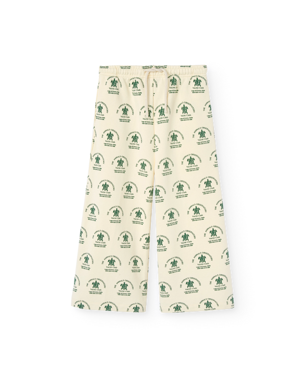 White Cool Platypus Sweatpants PRODUCT FRONT